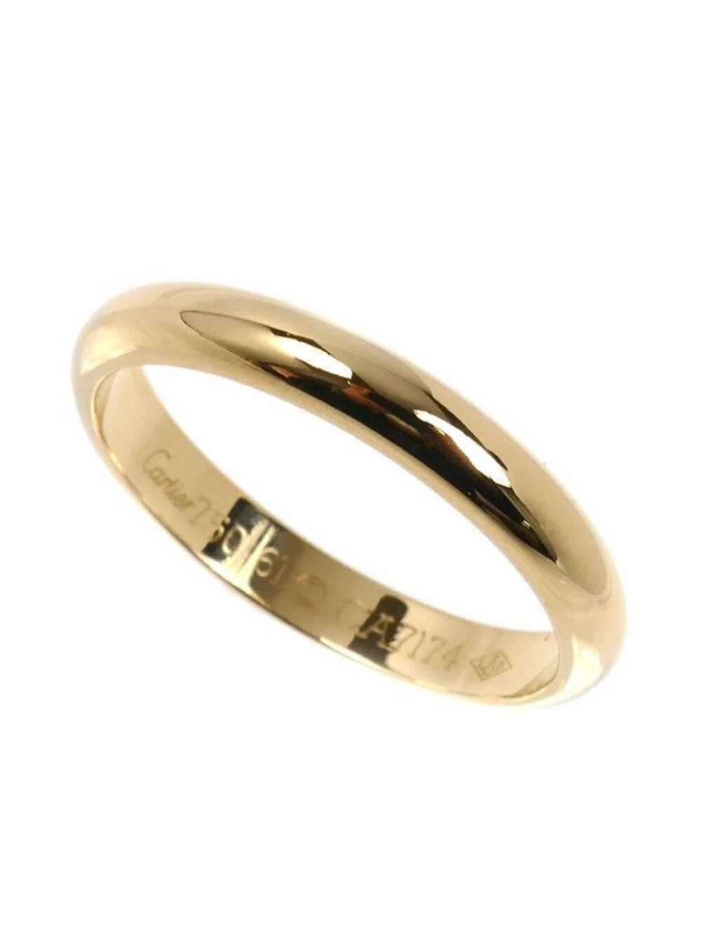 Cartier 1895 18K Yellow Gold Wedding Ring 61